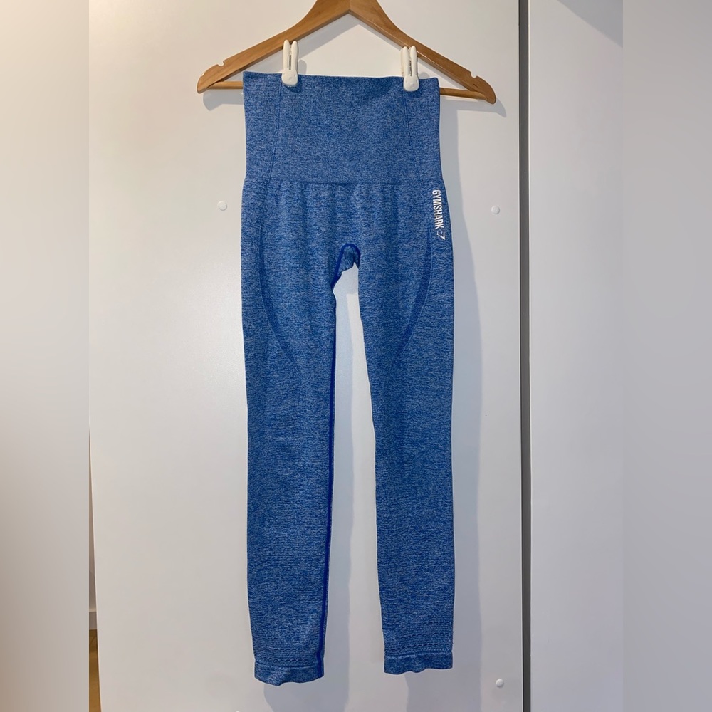 Gymshark High Waisted Seamless Leggings Blue